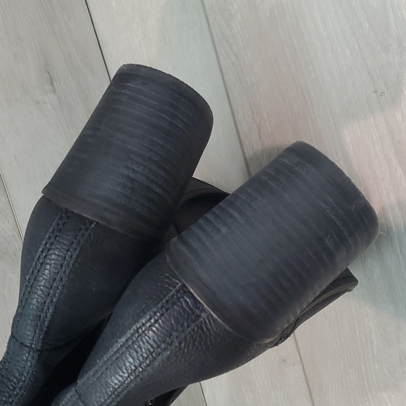 NEW Lucky Brand Kamren Ankle Leather Heels Open Toe shoes boots sandals - Picture 7 of 16